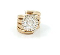 Ring Sangiorgi Preziosi Woman in Rose Gold Diamante 1.32 Ct 185431-14 - 185431-14
